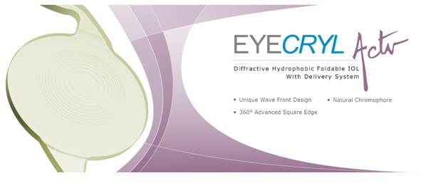 Eyecryl Actv Device mark 3208597 Trademark