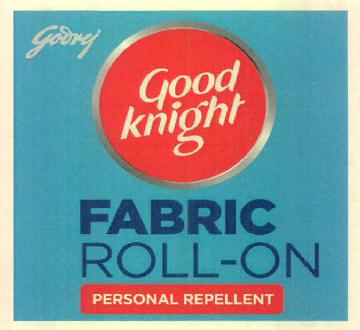 Godrej Good Knight Fabric Roll-on Personal Repellent Device mark 3287369 Trademark