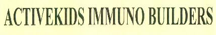 Activekids Immuno Builders Device mark 3256343 Trademark
