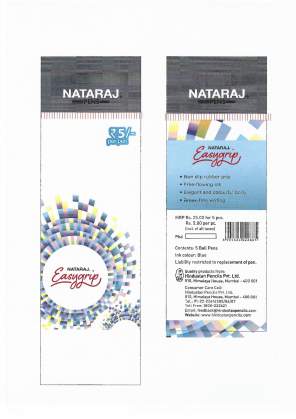 Nataraj Easygrip Pens(label) Device mark 3217584 Trademark
