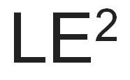 Le² (stylised Word) Device mark 3216582 Trademark
