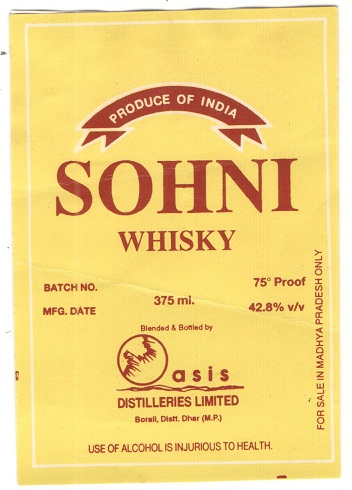 Sohni Whisky Device mark 3295120 Trademark