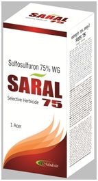 Saral 75 (salfosulfuron 75% Wg) Device mark 3224348 Trademark