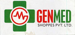 Genmed Shoppes Pvt. Ltd. With Gm Logo Device mark 3258969 Trademark