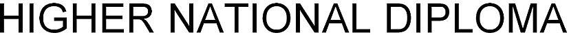 Higher National Diploma Device mark 3233334 Trademark