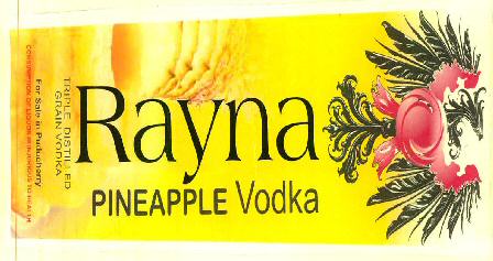 Rayna Pineapple Vodka Device mark 3279848 Trademark
