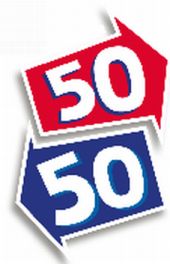 50 50 (logo) Device mark 3239888 Trademark