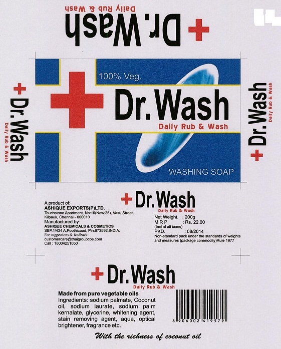 Dr.wash Washing Soap Device mark 3287477 Trademark