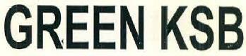Green Ksb Device mark 3007510 Trademark