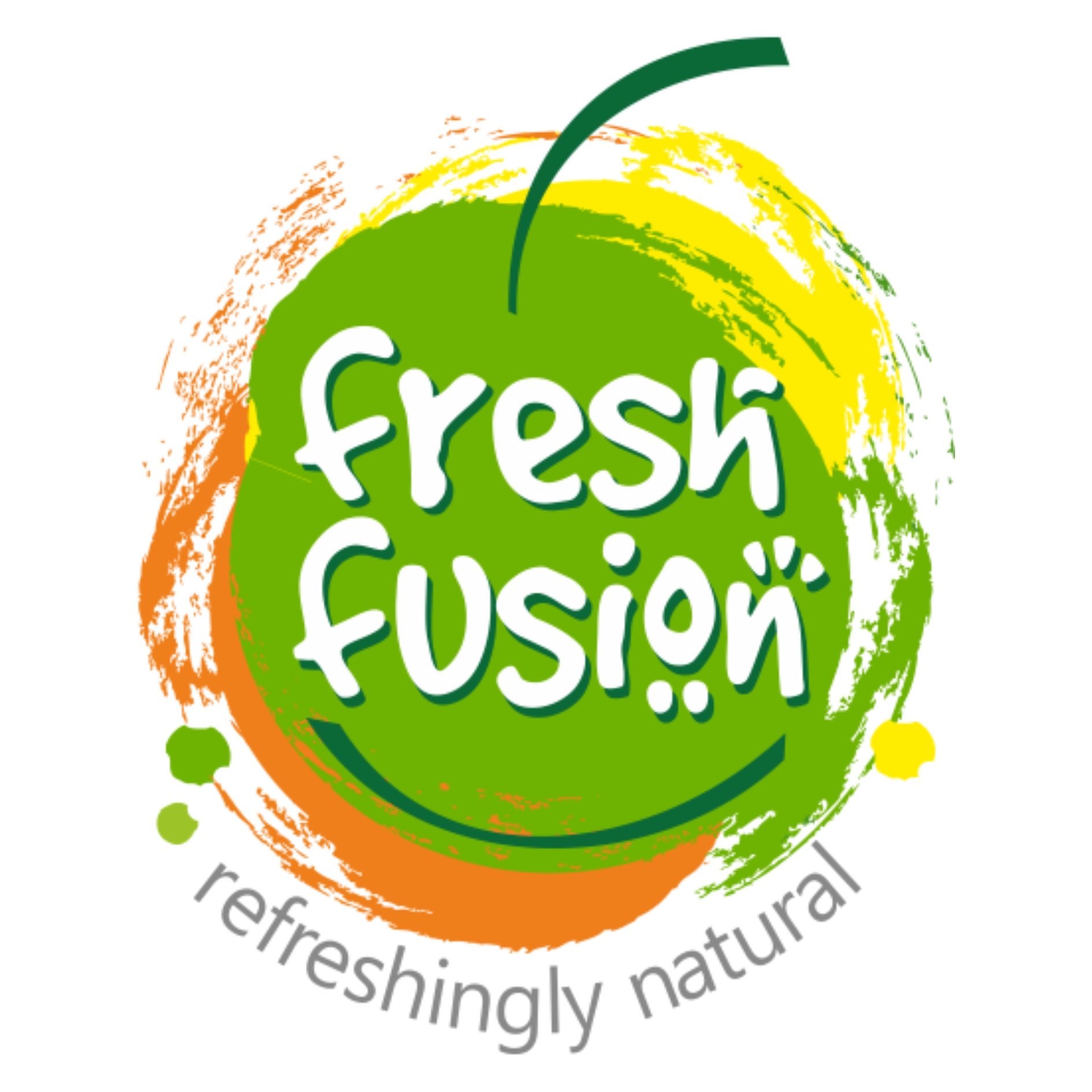 Freshfusion Refreshingly Natural With Device Of Abstract Fruit Device mark 3311003 Trademark