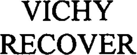 Vichy Recover Device mark 3318771 Trademark