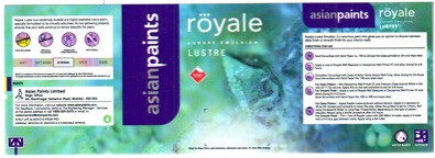 Asian Paints Royale Lustre Device mark 3272240 Trademark