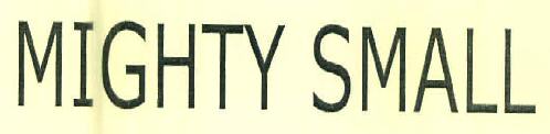 Mighty Small Device mark 3278774 Trademark