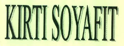 Kirti Soyafit Device mark 3286699 Trademark