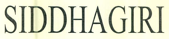 Siddhagiri Device mark 3046523 Trademark