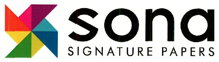 Sona Signature Papers Device mark 3295638 Trademark