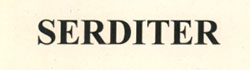 Serditer Device mark 2605397 Trademark