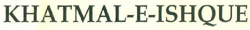 Khatmal-e-ishque Device mark 3321306 Trademark