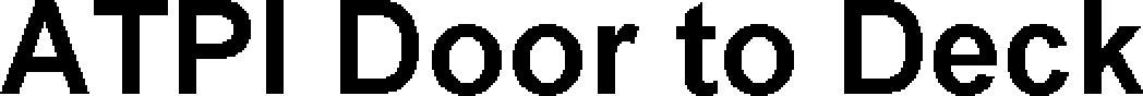 Atpi Door To Deck Device mark 3321566 Trademark
