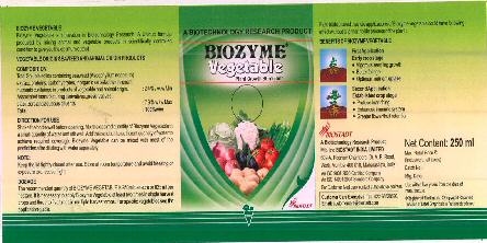 Biozyme Vegetable Device mark 2606110 Trademark