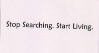 Stop Searching.start Living. Device mark 3317942 Trademark