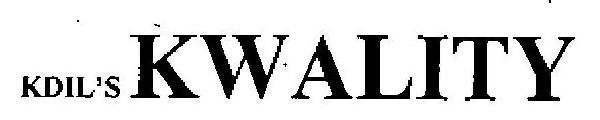 Kdil's Kwality Device mark 3373391 Trademark