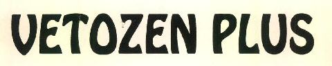 Vetozen Plus Device mark 3373311 Trademark