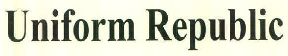 Uniform Republic Device mark 3077837 Trademark