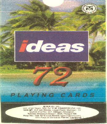 Ideas 72 Playing Cards Device mark 3381202 Trademark