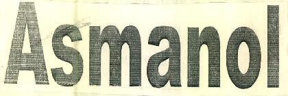 Asmanol Device mark 3085635 Trademark