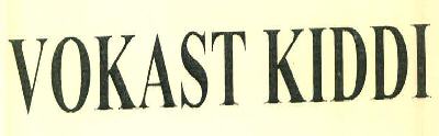 Vokast Kiddi Device mark 3352666 Trademark