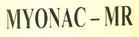 Myonac-mr Device mark 3352671 Trademark