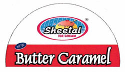Sheetal Ice Cream With Word New Butter Caramel Device mark 3341326 Trademark
