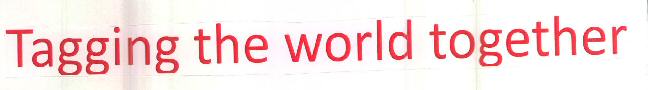 Tagging The World Together Device mark 3368362 Trademark