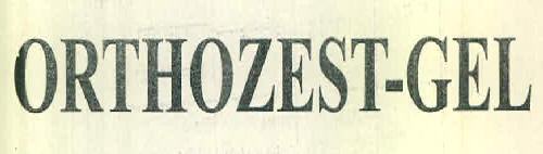 Orthozest- Gel Device mark 3356752 Trademark
