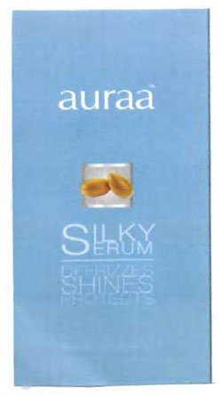 Auraa Silky Serum With Device Of Almond Device mark 3124634 Trademark