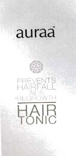 Auraa Hair Tonic Device mark 3124635 Trademark