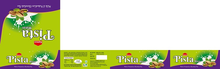 Kamco Pista Malai (label) Device mark 3365855 Trademark