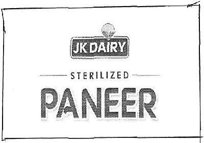 Jk Dairy Sterilized Paneer Device mark 3422919 Trademark