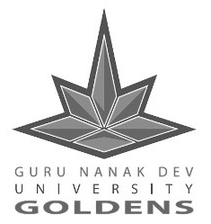 Guru Nanak Dev University Goldens With Logo Of Diamonds Device mark 3403737 Trademark