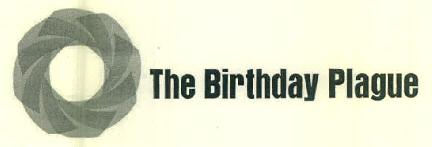 The Birthday Plague Device mark 3396998 Trademark