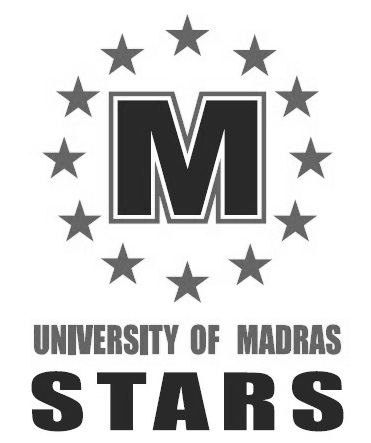 University Of Madras Stars With M Logo & Stars Device mark 3403784 Trademark