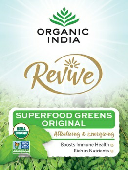 Organic India Revive Superfood Greens Original Device mark 3482178 Trademark