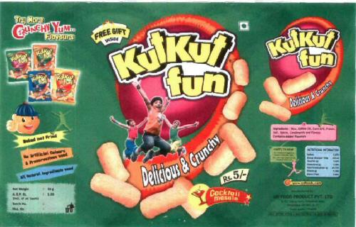 Kutkut Fun Delicious & Crunchy With Device Device mark 1988745 Trademark