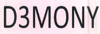 D3mony Device mark 3419218 Trademark