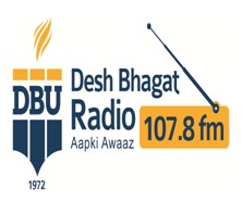 Desh Bhagat Radio 107.8 Fm Aapki Aawaz With Device Of Dbu 1970 Device mark 3453934 Trademark