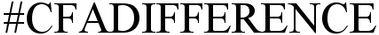 #cfadifference Device mark 3442613 Trademark