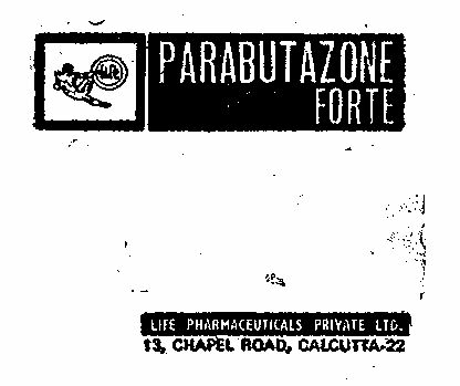Parabutazone Forte (device) Device mark 291012 Trademark
