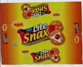 Raja Lite Snax (label) Device mark 3421456 Trademark
