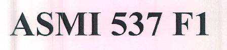 Asmi 537 F1 Device mark 3272996 Trademark
